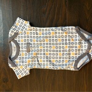 Calvin Klein Gray and Orange Kids Bodysuit
